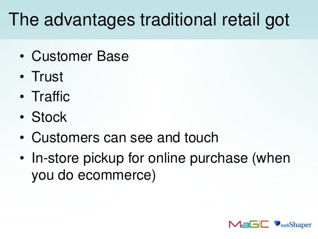 combined benefits of traditional commerce and e commerce E-commerce -- electronic commerce or ec -- is the buying and selling of goods and services, or the transmitting of funds or data, over an electronic network, primarily the internet these business transactions occur either as business-to-business, business-to-consumer, consumer-to-consumer or . combined benefits of traditional commerce and e commerce E-commerce -- electronic commerce or ec -- is the buying and selling of goods and services, or the transmitting of funds or data, over an electronic network, primarily the internet these business transactions occur either as business-to-business, business-to-consumer, consumer-to-consumer or .