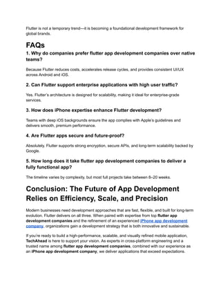 How Trusted Flutter App Development Companies Are Redefining Modern ...