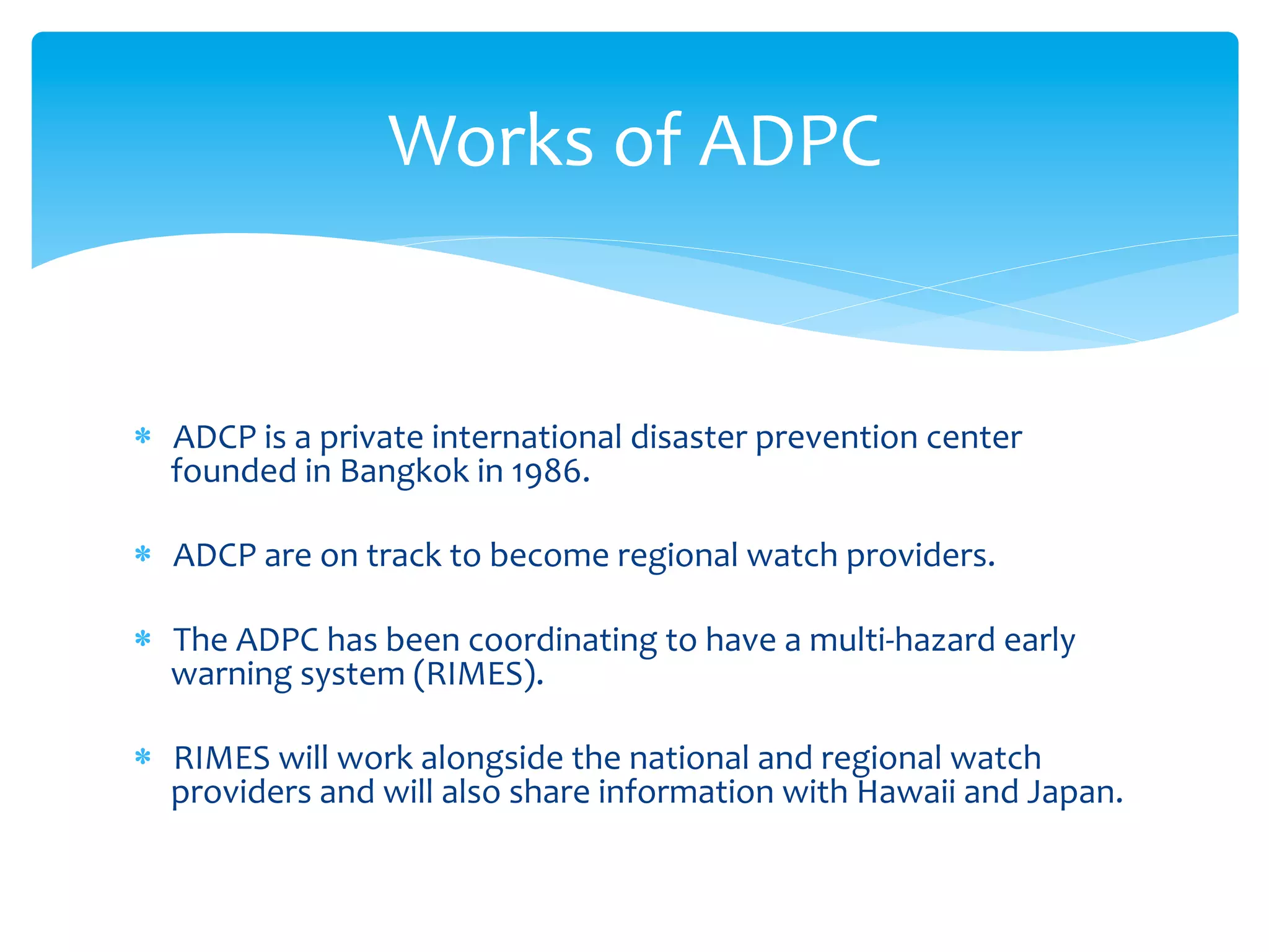 Tsunami warning system ppt