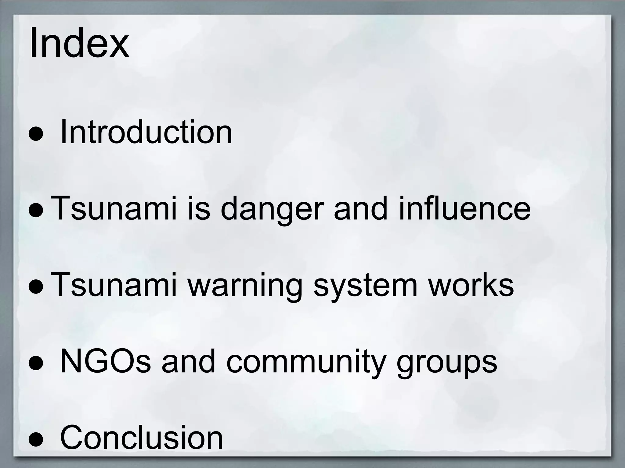 Tsunami warning system in india upsc
