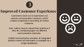 Customers reach out to businesses via
various communication mediums, which
creates complexity in providing an instant
resp...