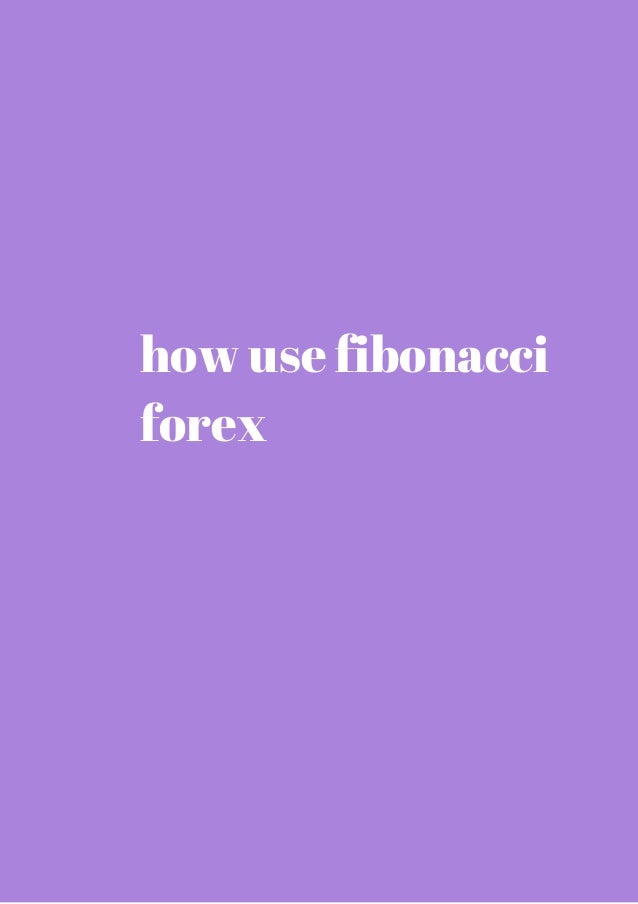 Fibonacci in forex trading pdf