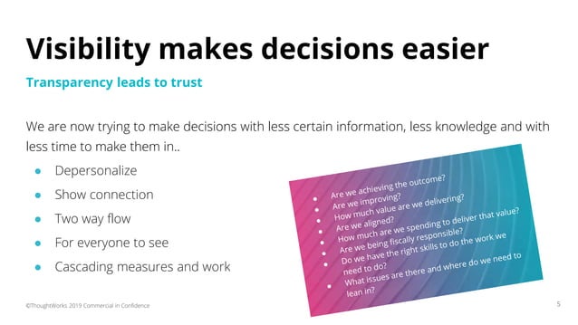 How using visibility supports effective decision making | PPTX