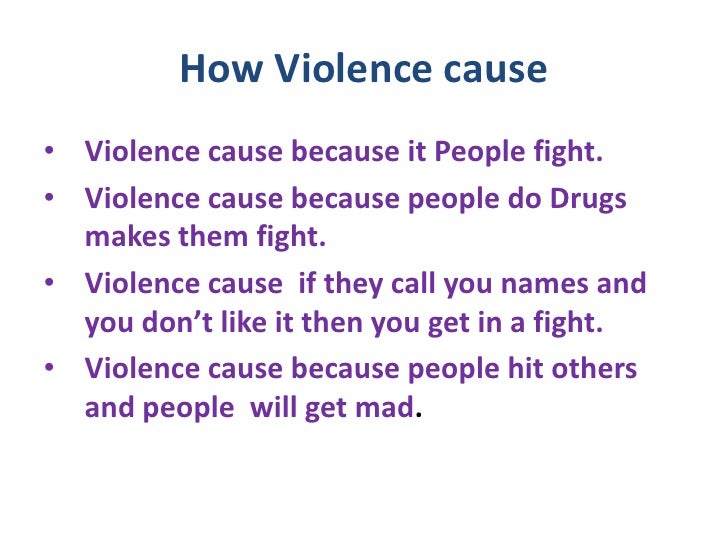 How Violence Affected My Life