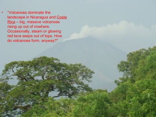 How volcanoes are formed