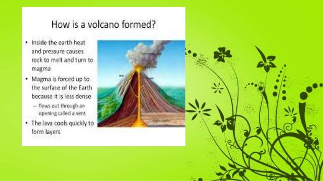 How volcano is formed ni ron valeroso