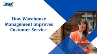 A Comprehensive Guide to Warehouse Management Systems | PPTX