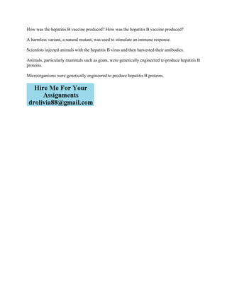 How was the hepatitis B vaccine produced- How was the hepatitis B vacc.pdf