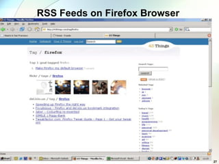 RSS Feeds on Firefox Browser 