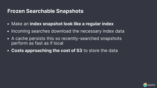 How we built this: Data tiering, snapshots, and asynchronous search | PDF
