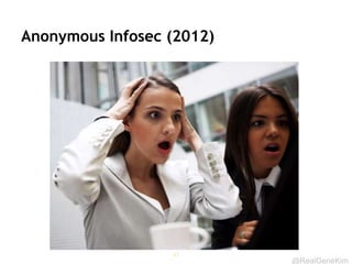 @RealGeneKim
Anonymous Infosec (2012)
47
 
