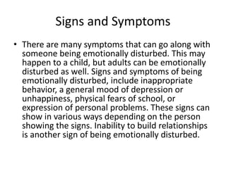 How We Deal with Emotionally Disturbed People | PPTX