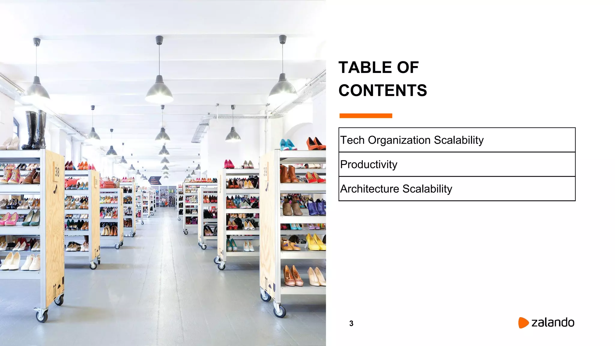 3
Tech Organization Scalability
Productivity
Architecture Scalability
TABLE OF
CONTENTS
 