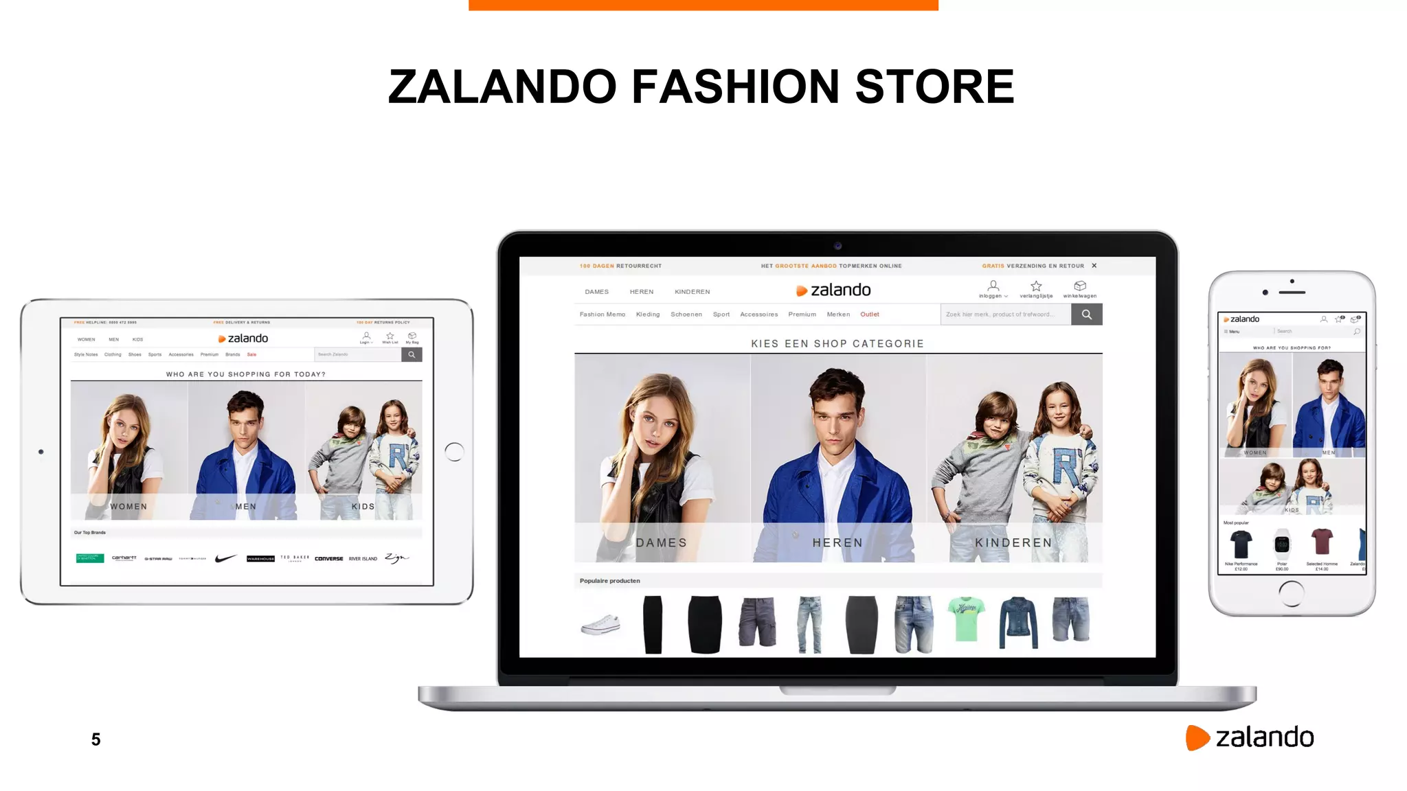 5
ZALANDO FASHION STORE
 