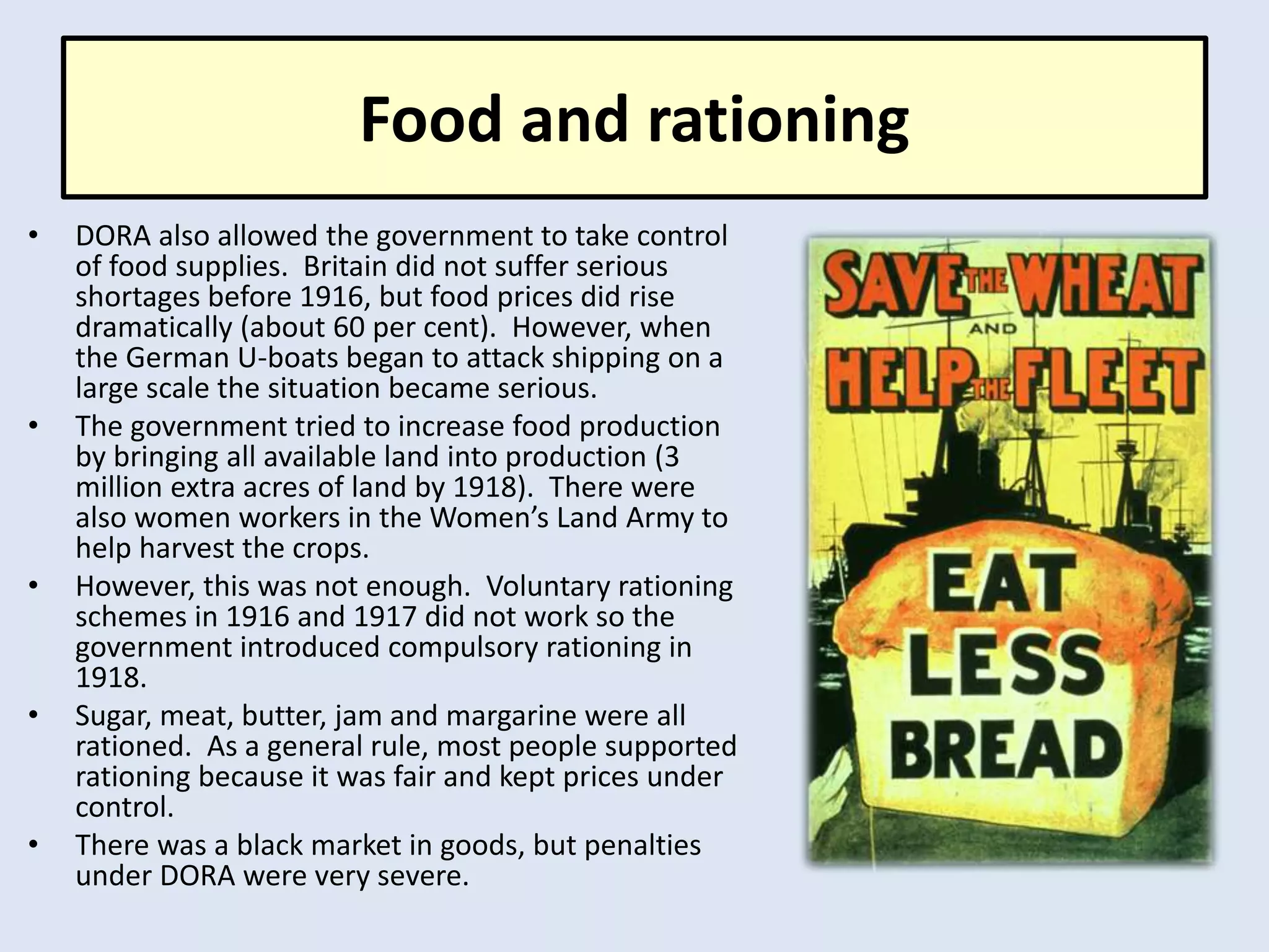 How were civilians affected by the First World War? | PPTX