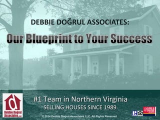 DEBBIE DOĞRUL ASSOCIATES:

#1 Team in Northern Virginia
SELLING HOUSES SINCE 1989
© 2014 Debbie Doğrul Associates LLC, All Rights Reserved

 