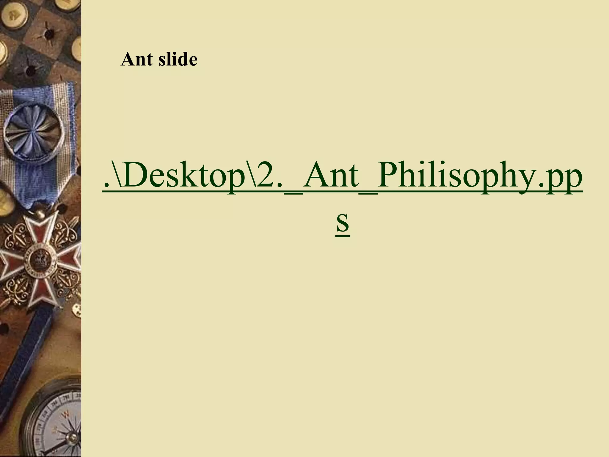 .Desktop2._Ant_Philisophy.pp
s
Ant slide
 