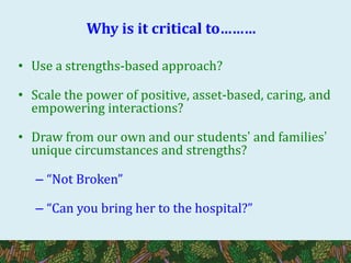 The How and Why of Strengths-based Teaching | PPTX