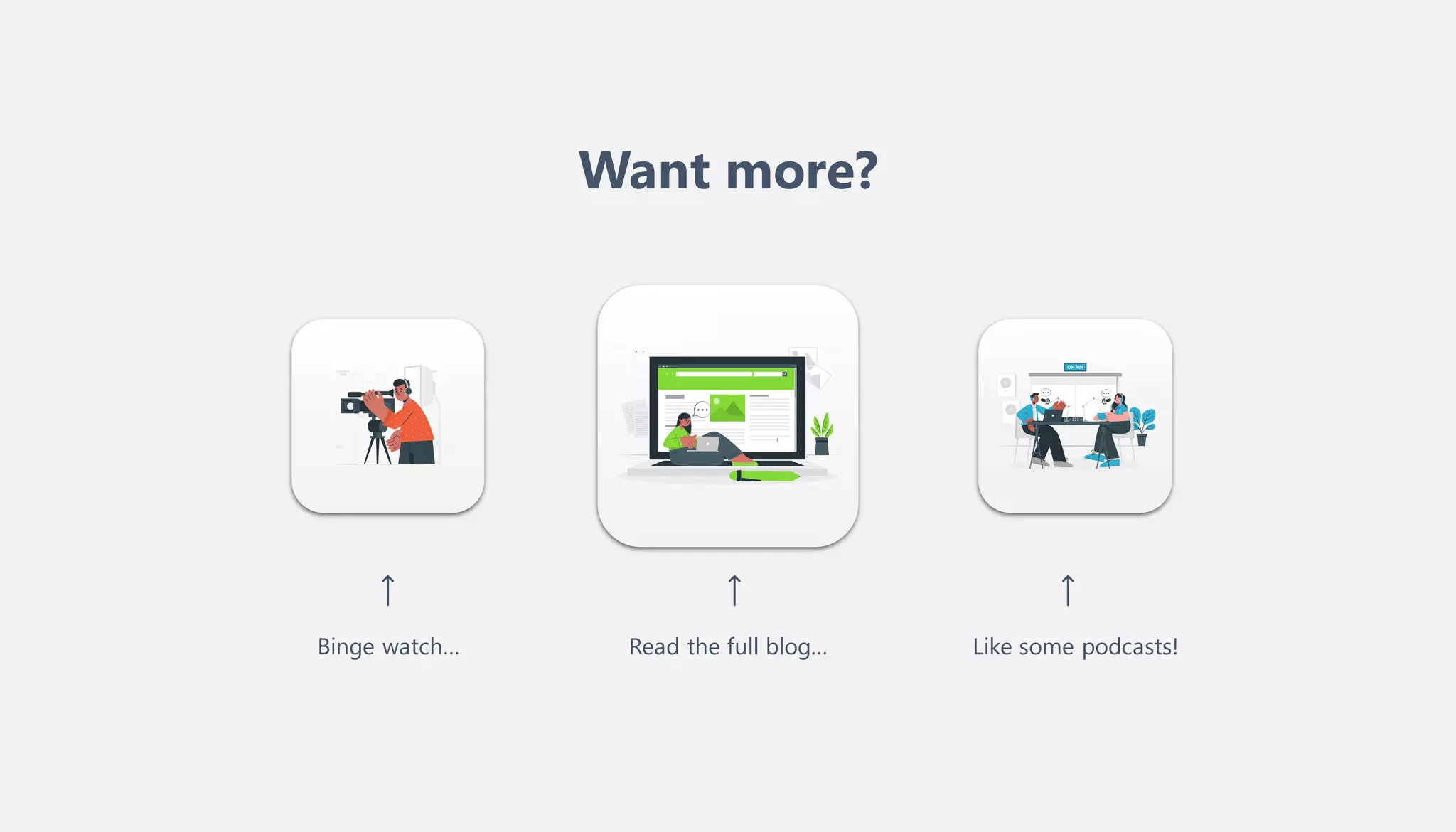 Want more?
Binge watch… Read the full blog… Like some podcasts!
 