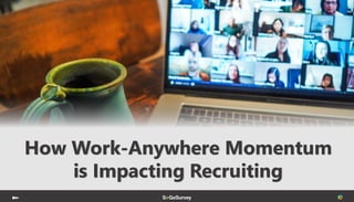 How Work-Anywhere Momentum
is Impacting Recruiting
 