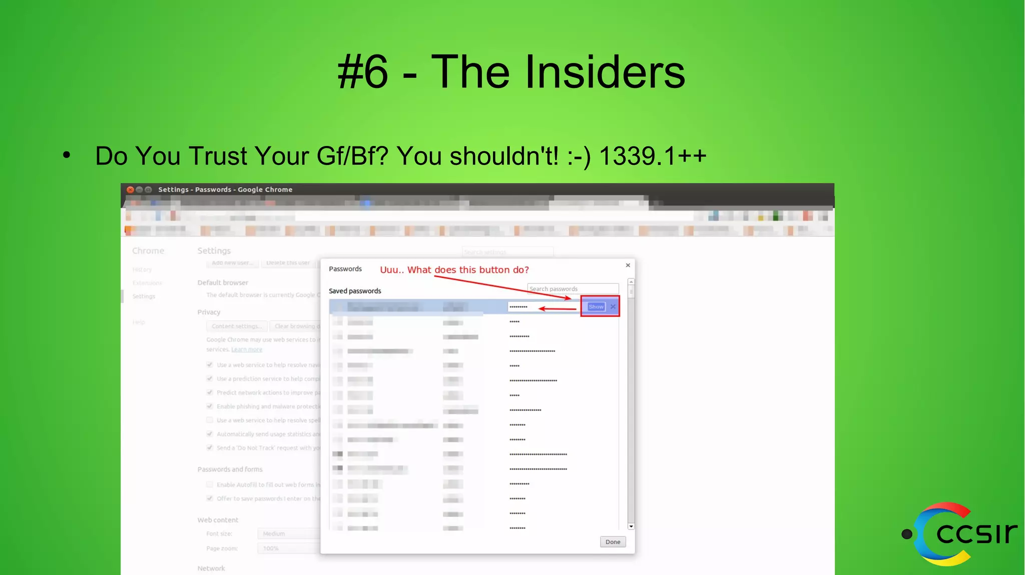 #6 - The Insiders
●
Do You Trust Your Gf/Bf? You shouldn't! :-) 1339.1++
 