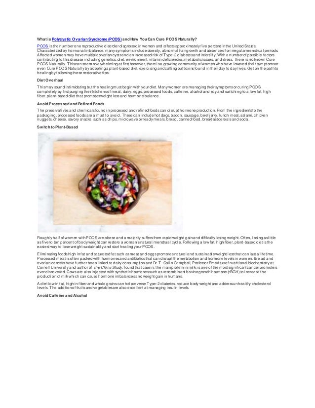 How You Can Cure Pcos Naturally