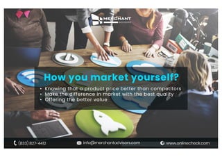 How you market yourself