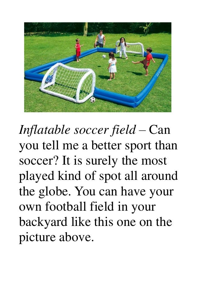 How Your Children Can Play Sports Using Sports Inflatables