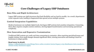 How Zoho Creator Turns Legacy ERP Databases into Modern, Cloud-Ready ...