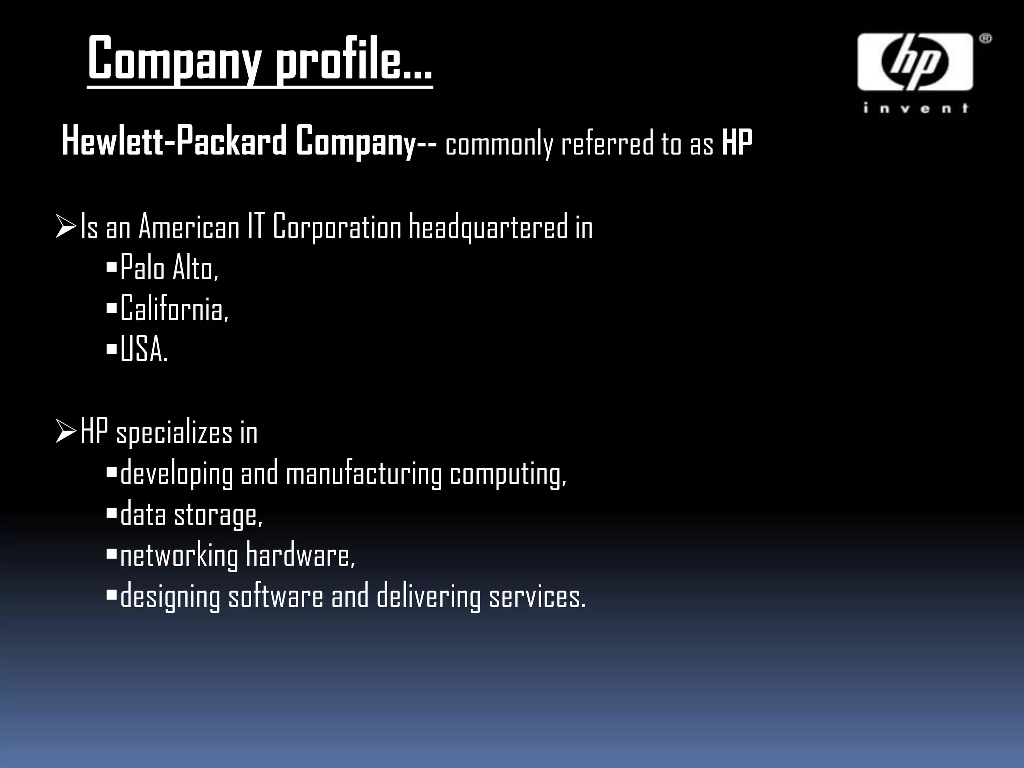 their very first financially successful product was a precision audio oscillator