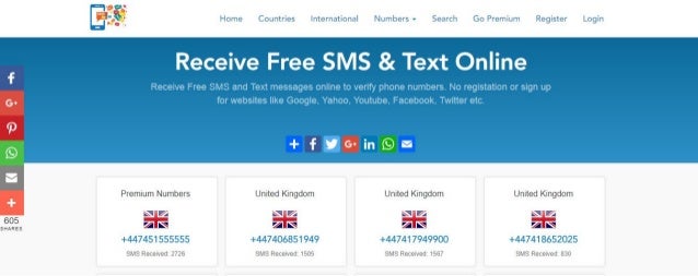 Receive Sms Online