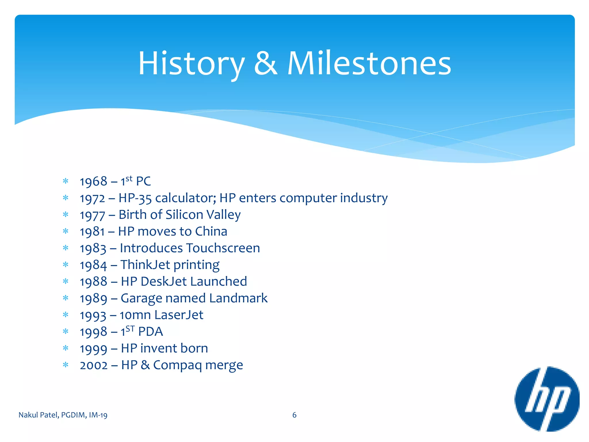 HP - Company Overview | PDF