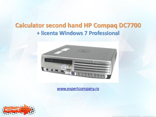 Calculator Cu Licenta Win7 Professional Hp Dc7700