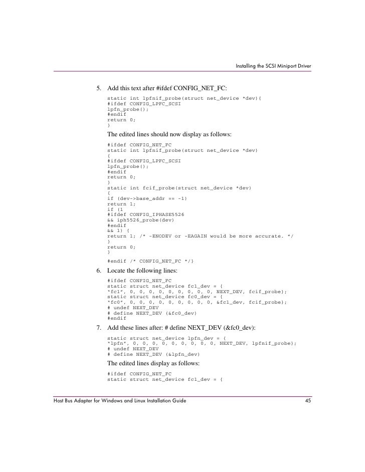 Emulex scsi miniport Driver for Windows 8