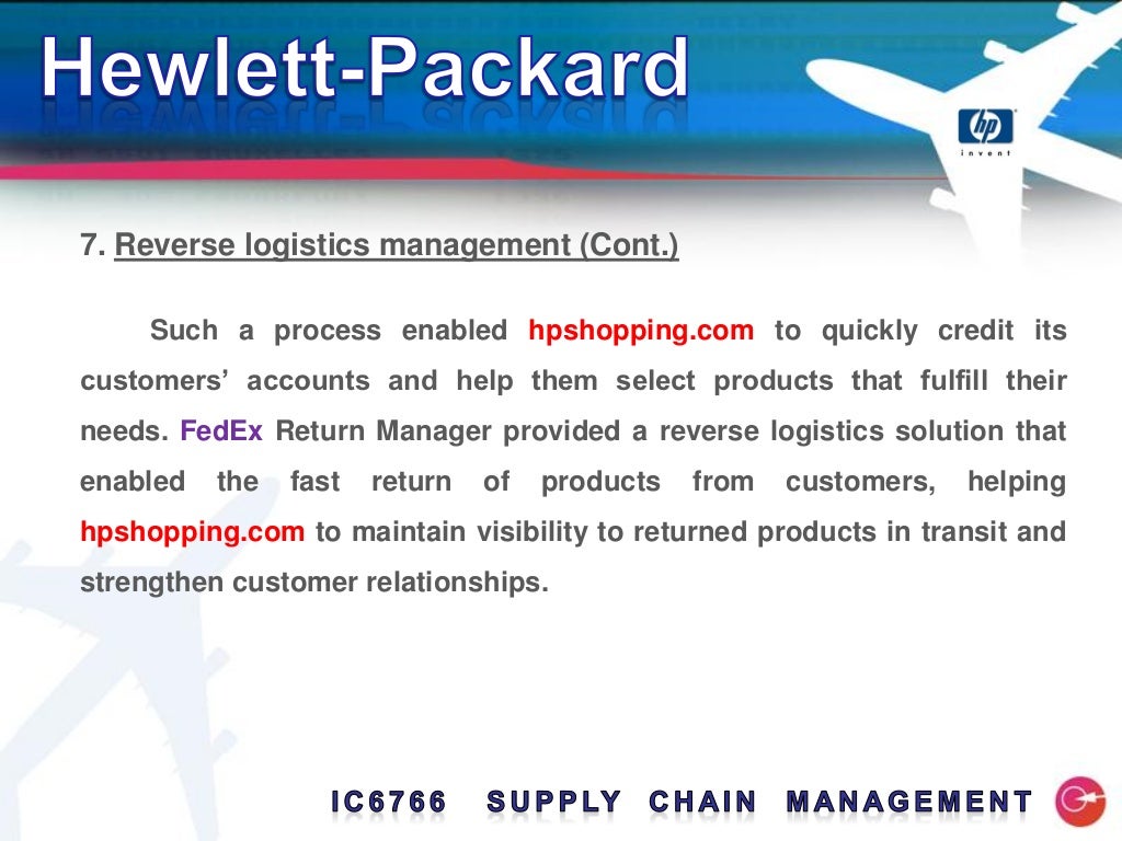 HP Supply Chain