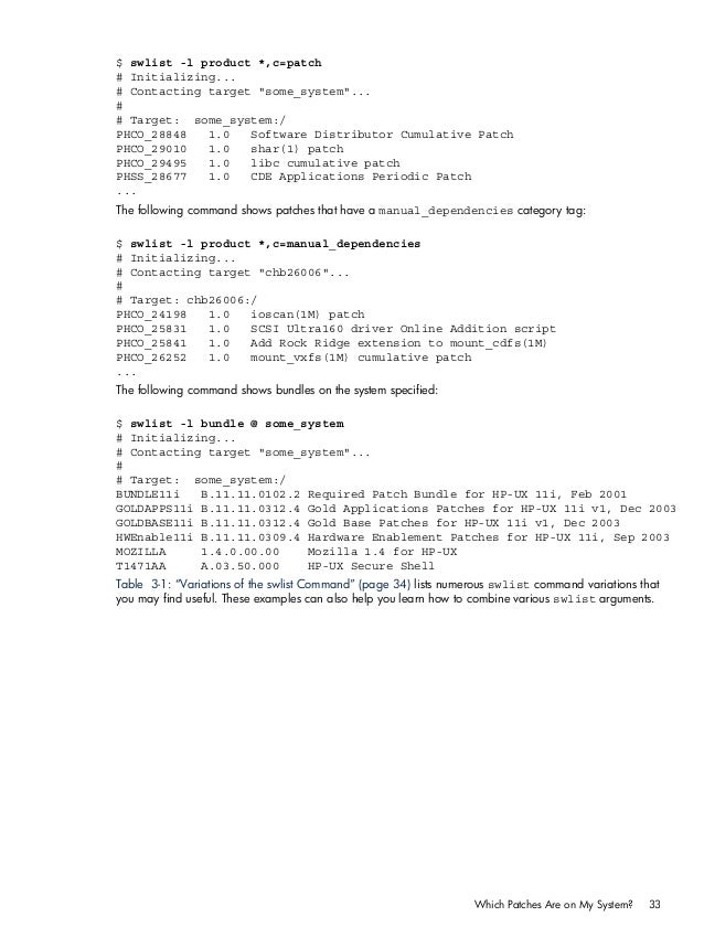 Hp ux version command Hp ux version command
