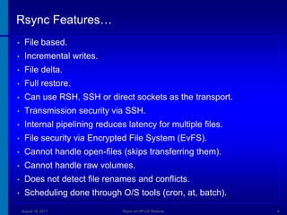 HP-UX with Rsync by Dusan Baljevic | PPTX