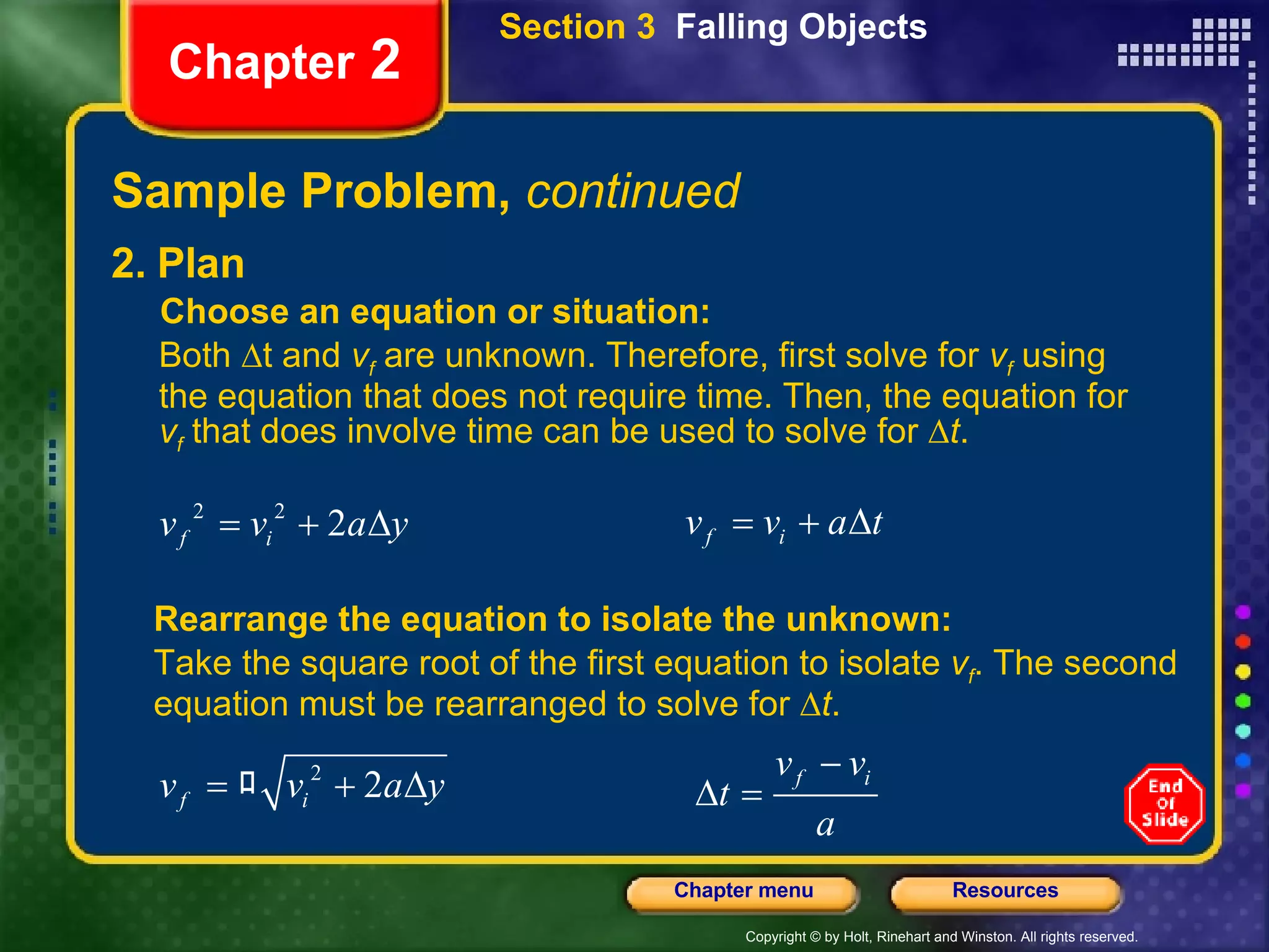 Chapter 2 Powerpoint | PPT | Physics | Science