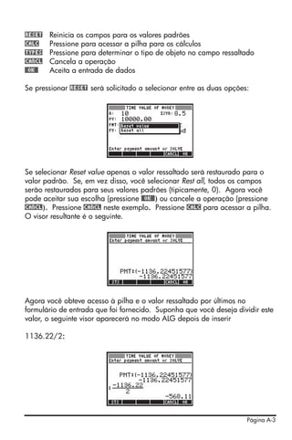 Hp 50g user's guide portuguese