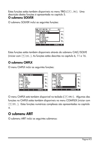 Hp 50g user's guide portuguese