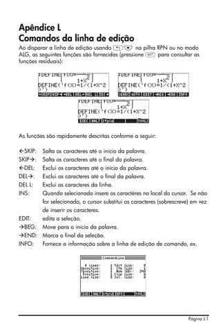 Hp 50g user's guide portuguese