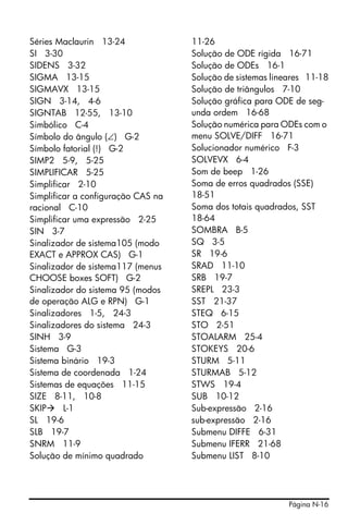Hp 50g user's guide portuguese