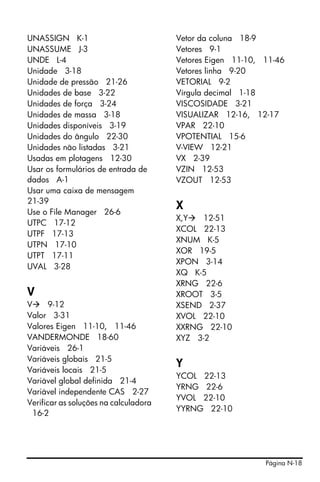 Hp 50g user's guide portuguese