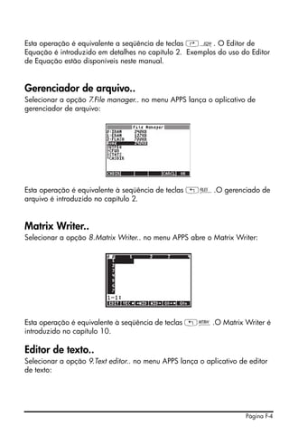 Hp 50g user's guide portuguese