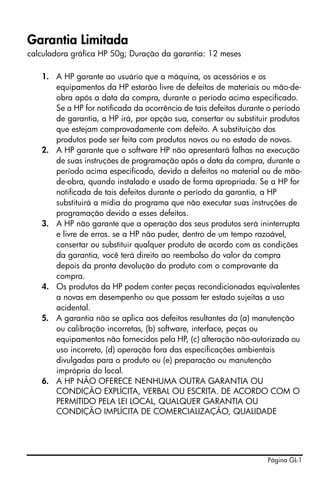 Hp 50g user's guide portuguese