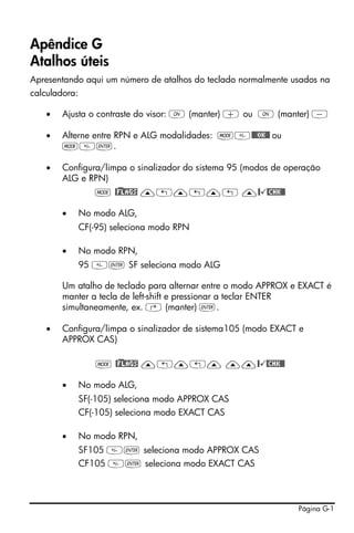 Hp 50g user's guide portuguese