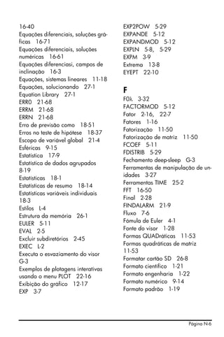 Hp 50g user's guide portuguese