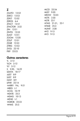 Hp 50g user's guide portuguese