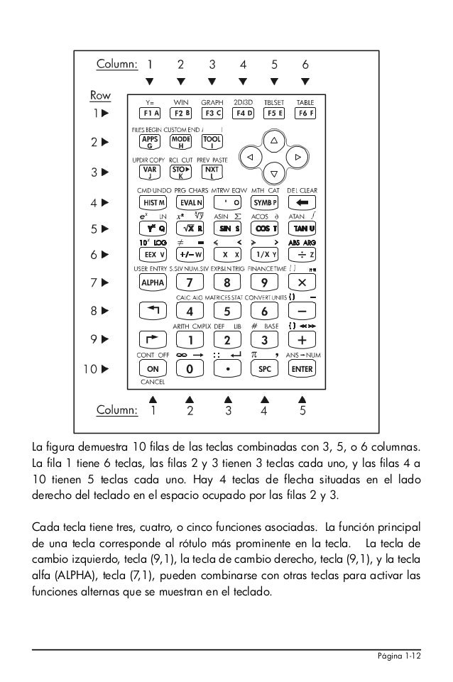 GUIA DE USO CALCULADORA HP 50G.