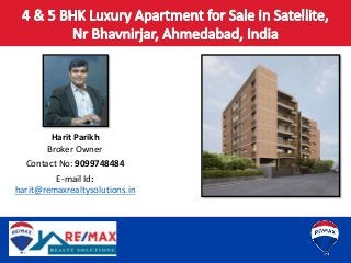 Harit Parikh
Broker Owner
Contact No: 9099748484
E-mail Id:
harit@remaxrealtysolutions.in
 